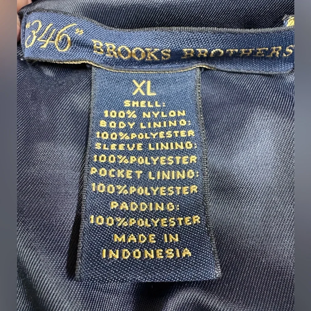 Vintage Brooks Brothers Windbreaker Men’s XL Colorblock 90s Retro Jacket
